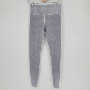 ZYIA Active Racer Black and White Light and Tight Legging Size 6-8